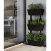 Garden Planter 6 pcs 39.4" Anthracite