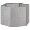 Planter Rusty 23.6"x23.6"x17.7" Corten Steel