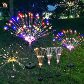 Firework Lights Christmas Outdoor Led Holiday Sky Starry Lights (Option: Four color-120cm-8Modes)