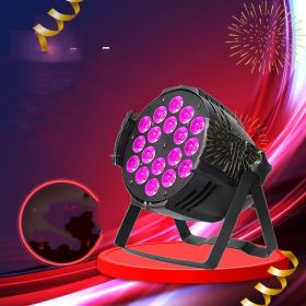 LED18 Full-color Par Light Six-in-one Dyeing Light (Option: 18LED dyeing lights W-EU)