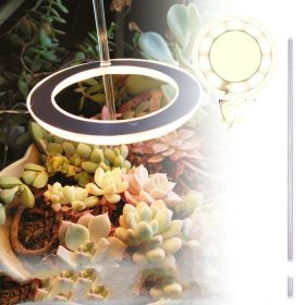 Full-spectrum LED Imitating Sun  Coloring Plant Succulent Fill Light Lamp (Option: Yellow single head-USB)