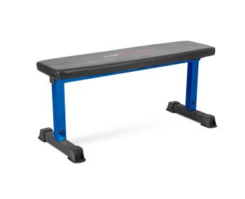 Strength Flat Utility Weight Bench (600 lb Weight Capacity) (Black: Blue)