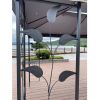 13x10 Outdoor Patio Gazebo Canopy Tent With Ventilated Double Roof And Mosquito net(Detachable Mesh Screen On All Sides); Suitable for Lawn;  Garden;